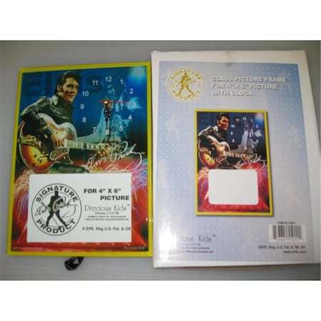 Precious Kids Elvis-Glass Photo Frame With Clock PR394807